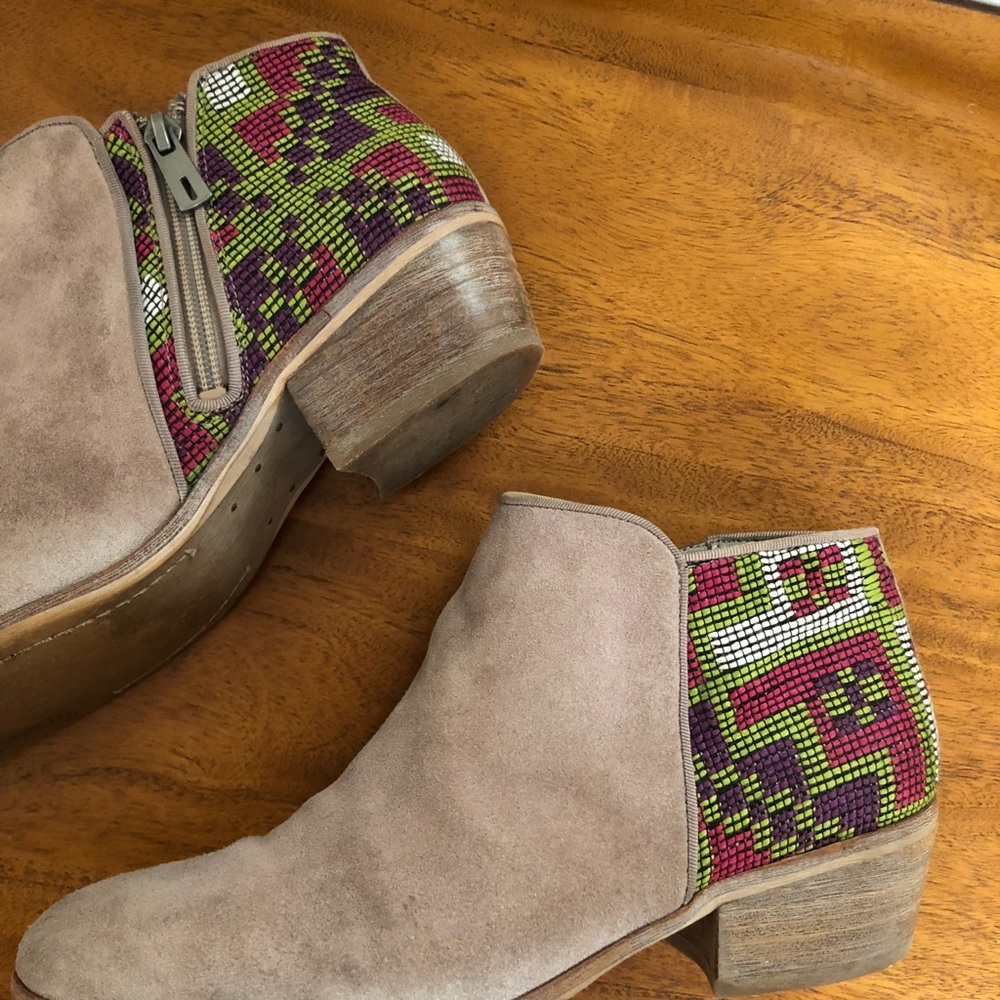 Sam Edelman Ankle Festival Boot Aztec Size 8
